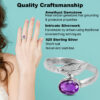 Amethyst Silver Ring