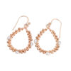 925 Sterling Silver Rose Gold Teardrop Pearl Earrings – Meadows