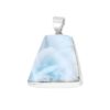 Dominican Larimar Cabochon Pendant, 925 Sterling Silver Pendant Jewellery