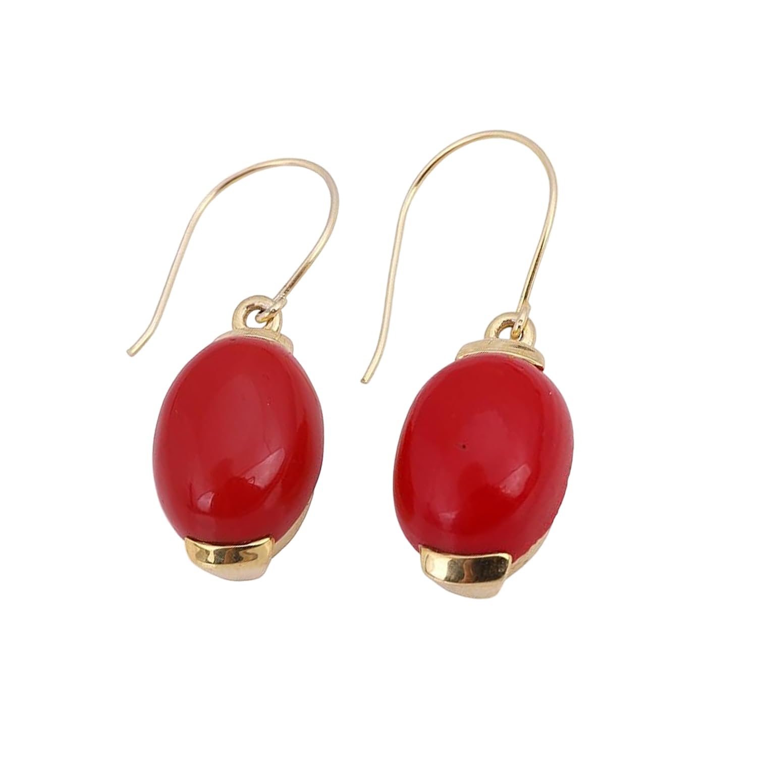 Red Coral Earring