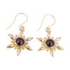 Red Garnet Earring