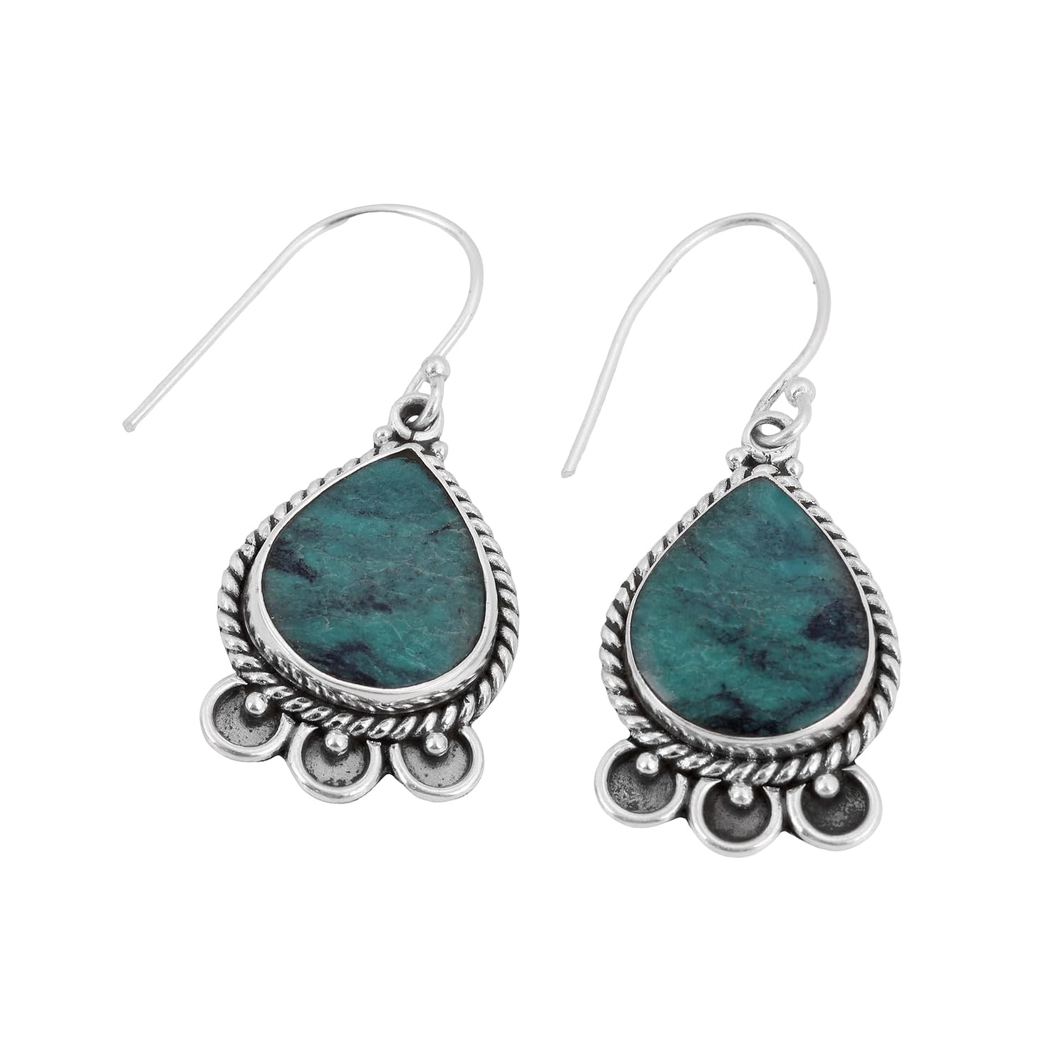 Green Turquoise Earring