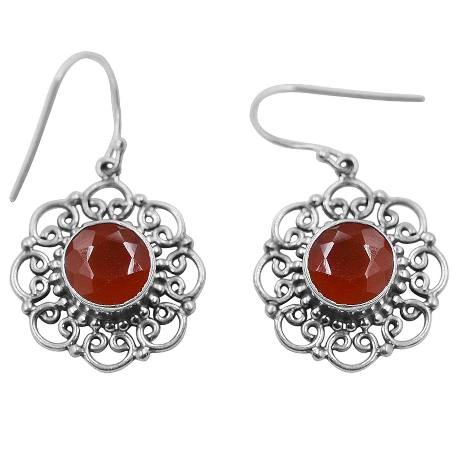 Orange Carnelian Earring
