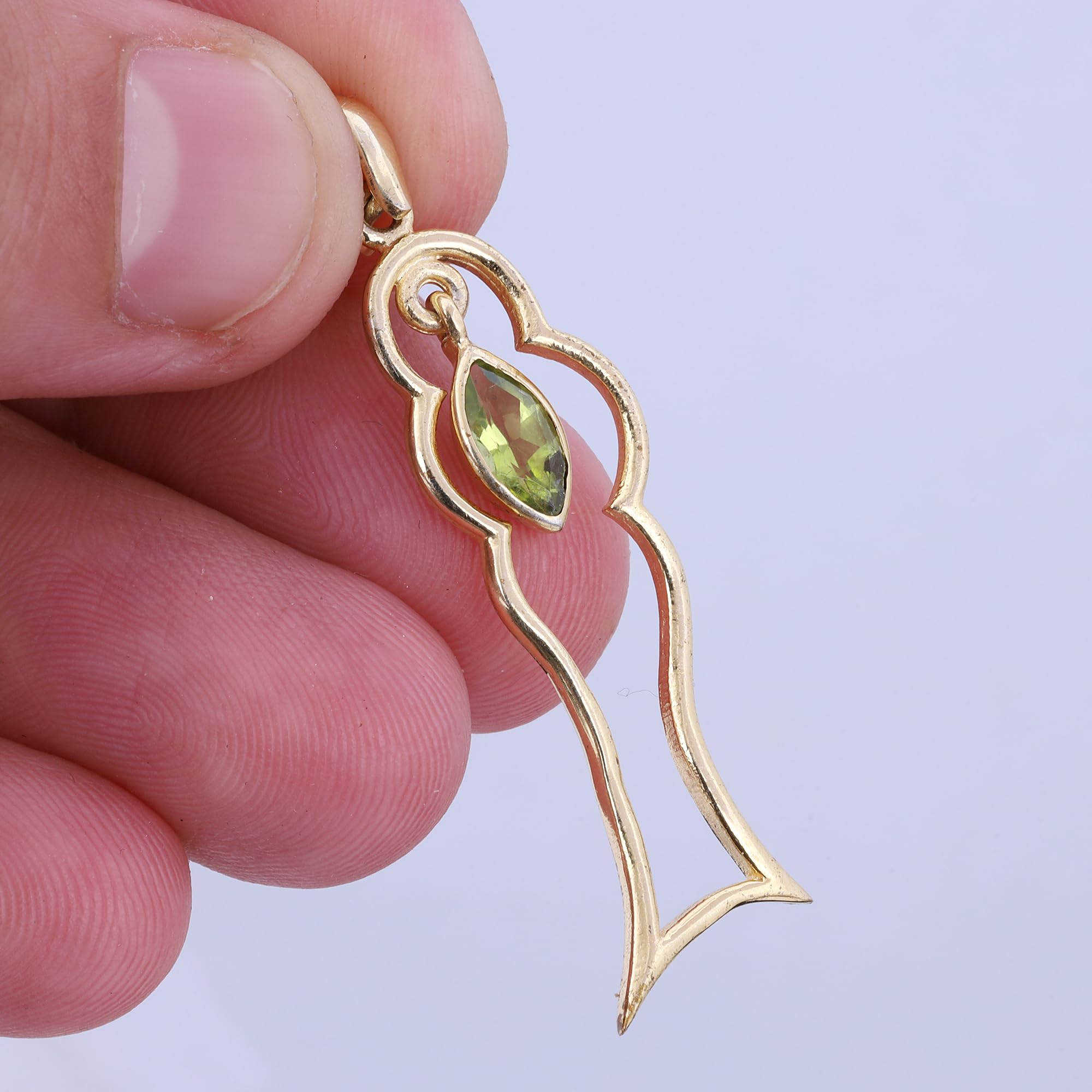 Green Peridot Pendant