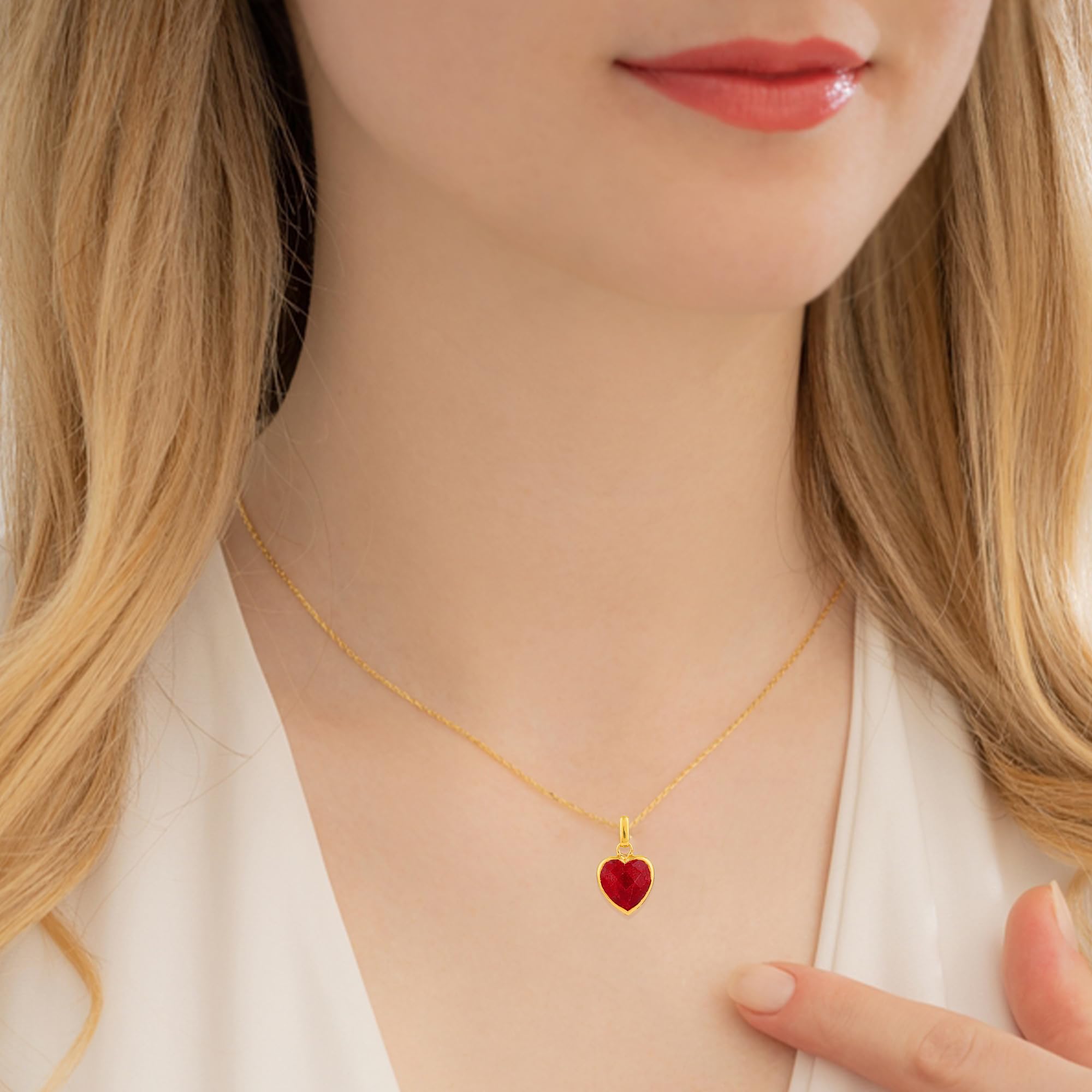 Ruby Gemstone Pendants