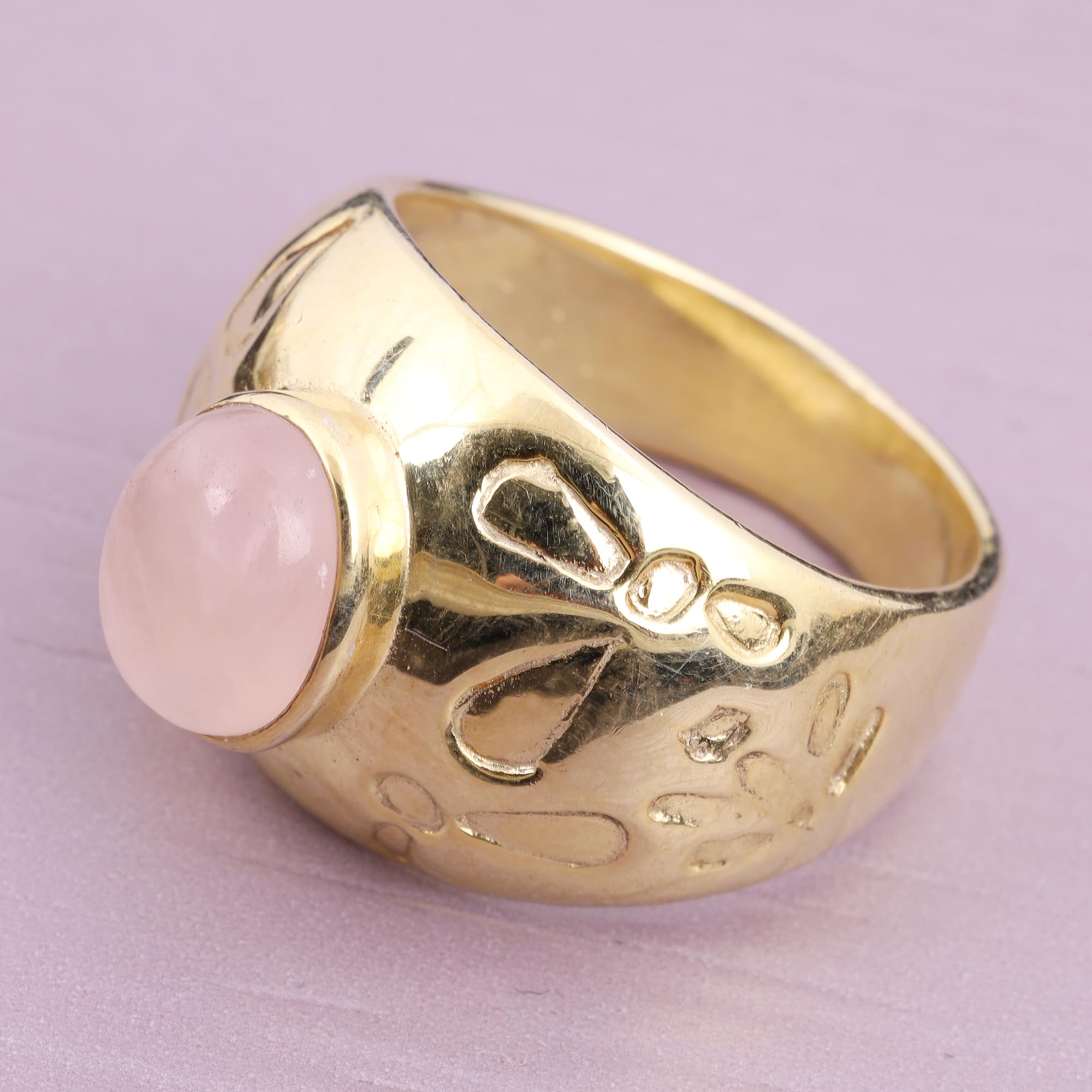Rose Quartz Ring