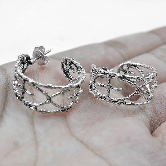 925 Sterling Silver Hoop Earring