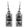 Amethyst & Garnet Earring