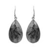 Black Rutile Earring