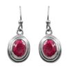Corundum Ruby Earring