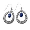 Corundum Sapphire Dangle Earring