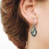Green Amethyst Earring