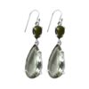 Green Amethyst & Tourmaline Earring