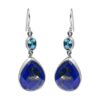 Lapis Lazuli & Blue Topaz Earring