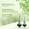 Malachite Earring