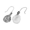 OM Silver Earring
