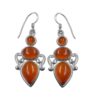 Orange Carnelian Earring