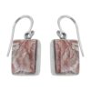 Pink Rhodochrosite Earring