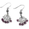 Rhodolite Beads Earring