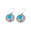 Sleeping Beauty Turquoise Dangle Earring